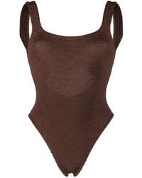 hunza g square neck crinkle