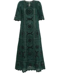 Vita Kin - Danila Linen Midi Dress - Women's - Linen/flax - Lyst