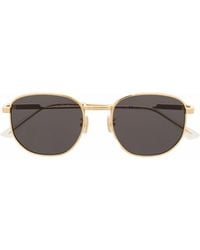 Bottega Veneta - Round-frame Sunglasses - Lyst