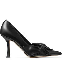 Jimmy Choo - Hedera 90 Leather Pumps - Women's - Lamb Skin/calf Leather/nappa Leather - Lyst