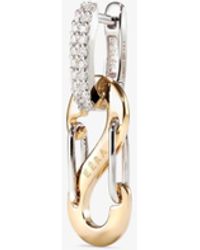 Eera Eéra - 18k Yellow Romy Small Diamond Earring - Women's - 18kt Yellow /diamond - White