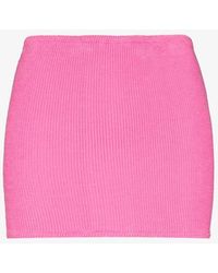 hunza g crinkle iconic mini beach dress