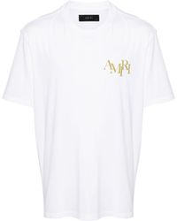 Amiri - Champagne Cotton T-shirt - Men's - Cotton - Lyst
