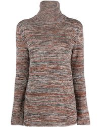 Womens Jumpers and knitwear Chloé Jumpers and knitwear Chloé Round Neck Sweater in Natural 
