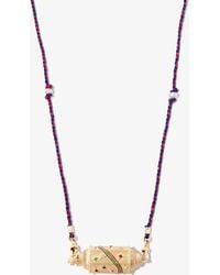 Marie Lichtenberg - 14k Yellow Rainbow Star Sapphire, Diamond And Tsavorite Locket Necklace - Lyst