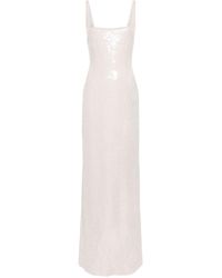 16Arlington - Neutral Electra Sequin-embellished Gown - Lyst