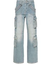 MISBHV - Harness Low-rise Cargo Jeans - Lyst