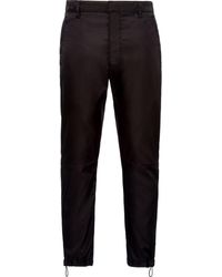 Prada - Re-nylon Cropped Trousers - Lyst
