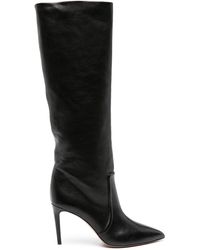 Paris Texas - Stiletto 85mm Knee-high Leather Boots - Lyst