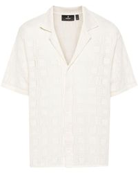 Represent - White Pointelle Knit Cotton Shirt - Men's - Cotton - Lyst