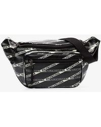 Balenciaga Explorer Logo-print Leather Belt Bag Black