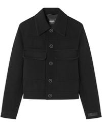 Versace - Twill Shirt Jacket - Lyst