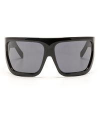 Rick Owens - Davis Wraparound-frame Sunglasses - Unisex - Nylon/polyamide - Lyst