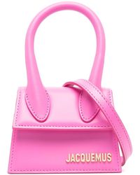 Jacquemus - Le Chiquito Brand-plaque Leather Top-handle Bag - Lyst