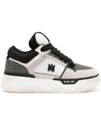 Amiri - Ma-1 Panelled Leather Sneakers - Men's - Fabric/calf Suede/rubber - Lyst