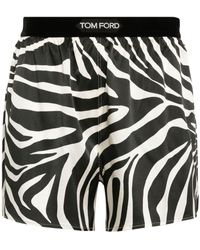 Tom Ford - Zebra Print Shorts - Lyst