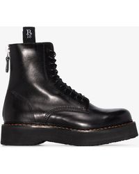R13 - Single Stack 40 Leather Boots - Lyst