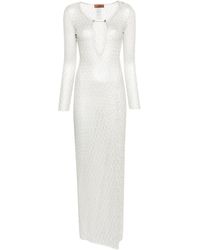 Missoni - Lace-effect Lurex-detailed Dress - Lyst