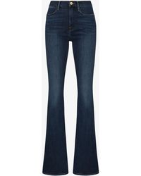 FRAME - Mid-rise Flared Jeans - Women's - Cotton/polyester/lyocell/elastane - Lyst
