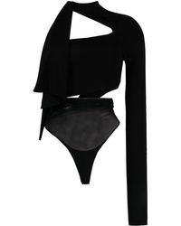 Mugler - Women Suit Jersey Cut-out Bodysuit - Lyst