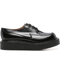 Comme des Garçons - X George Cox Leather Derby Shoes - Men's - Rubber/calf Leather/fabric - Lyst