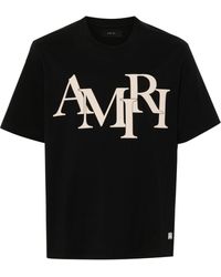 Amiri - Logo-print Cotton T-shirt - Lyst
