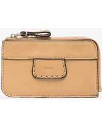 Chloé Edith Leather Wallet in Black | Lyst Chloé Edith Leather Wallet in Black | Lyst