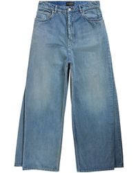 Balenciaga - Mid-rise baggy Jeans - Lyst