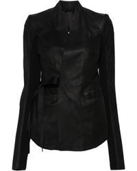 Rick Owens - Jacket With Crackle Effect - Lyst