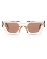 Kuboraum - Transparent Rectangular-frame Sunglasses - Lyst