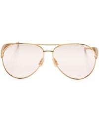 Bottega Veneta - Sardine Pilot-frame Sunglasses - Lyst