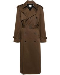 FRAME - Classic Trench Wool Coat - Lyst