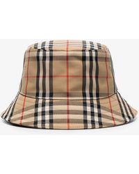 Burberry - Vintage Check Cotton Bucket Hat - Unisex - Cotton/polyester - Lyst