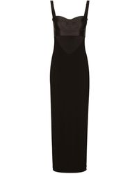 Dolce & Gabbana - Cut-out Details Fitted Dress - Lyst