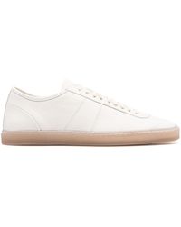 Lemaire - White Linoleum Leather Sneakers - Lyst