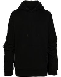 Simone Rocha - Ruched Cotton Hoodie - Lyst