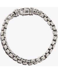 David Yurman Sterling Silver Box Chain Bracelet - - Silver - Metallic