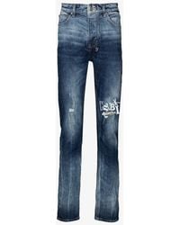 Ksubi Vertigo Smoke Out Skinny Jeans - Blue