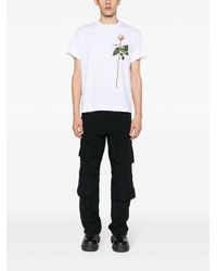 Simone Rocha - Rose Print Cotton T-shirt - Unisex - Cotton - Lyst