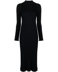 Proenza Schouler - Carmen Ribbed-knit Midi Dress - Women's - Polyester/polyamide/viscose - Lyst