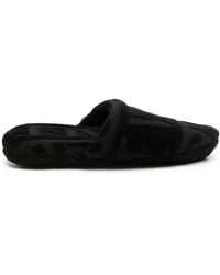 Versace - Logo Towelling-finish Slippers - Lyst