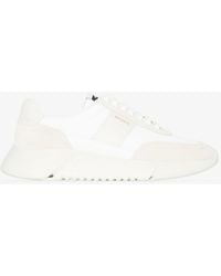 Axel Arigato - White Genesis Vintage Runner Leather Sneakers - Men's - Suede/rubber/cotton/fabric - Lyst