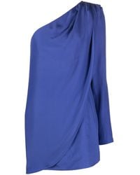 GAUGE81 - Oria Single-sleeve Silk Minidress - Lyst