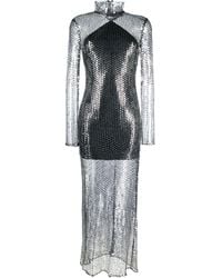 ‎Taller Marmo - Tina Sequin-embellished Maxi Dress - Lyst