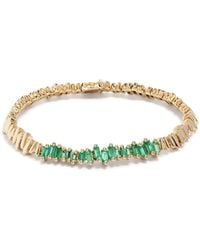 Suzanne Kalan - 18k Yellow Gold New Id Emerald Bracelet - Lyst