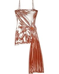 DIESEL - D-blas Metallic Mini Dress - Lyst