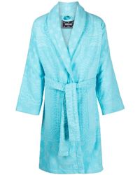 Versace - Barocco-print Terry-cloth Robe - Lyst