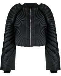 Moncler - Radiance Padded Cropped Jacket - Unisex - Acrylic/goose Down/virgin Wool/feather - Lyst