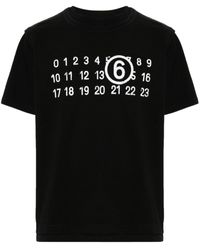 MM6 by Maison Martin Margiela - T-Shirt With Logo - Lyst