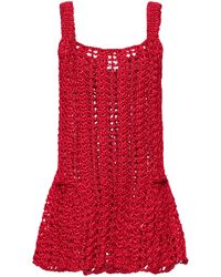 JW Anderson - Crochet Mini Dress - Lyst